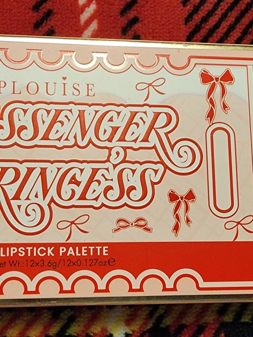 P Louise Passenger Princess Lip Palette. Customizable. Rare.